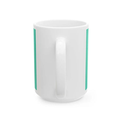 Qutbshahi Flag (India) White Coffee Mug - Go Mug Yourself