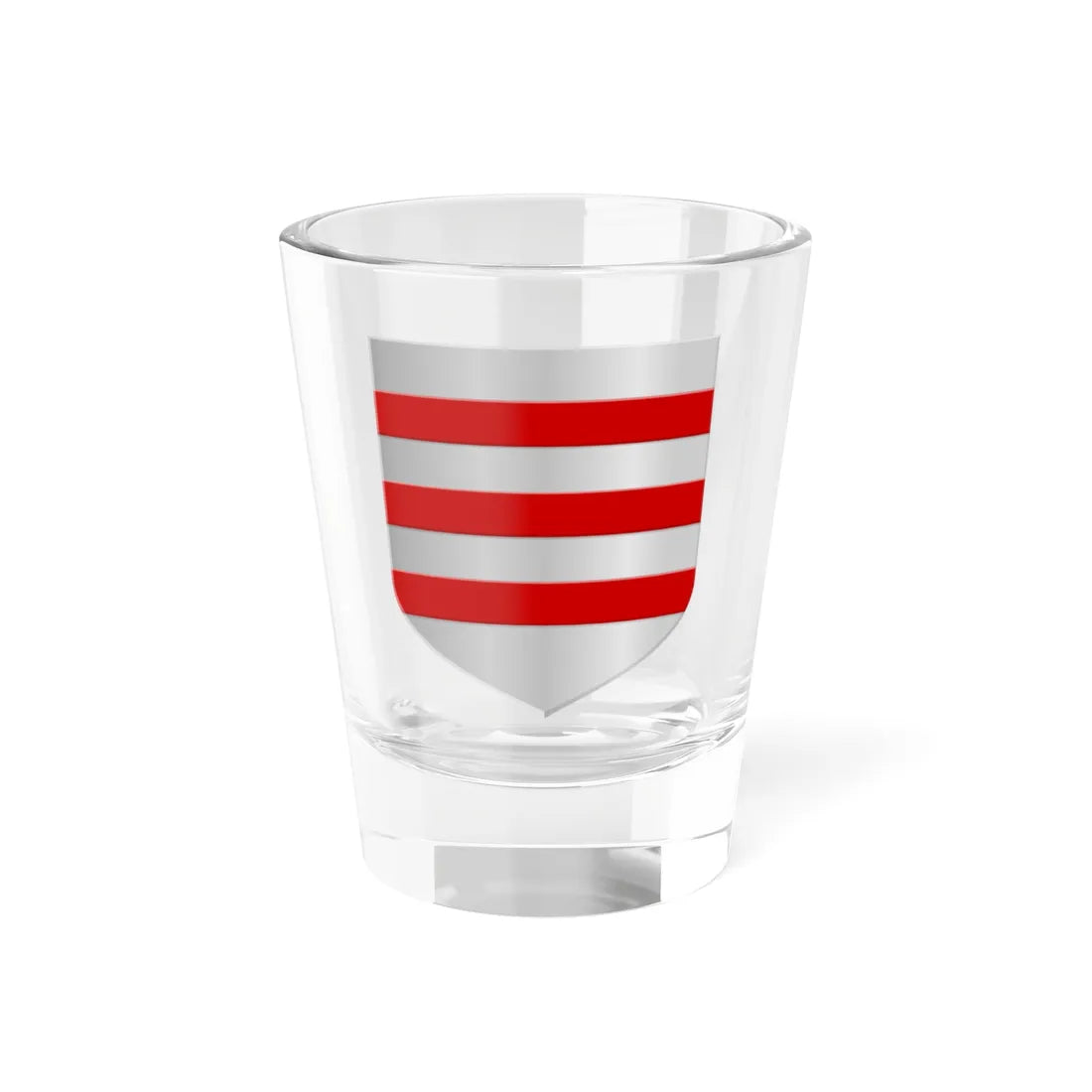 Quévy wapen (Belgium) (Coat of Arms) Shot Glass 1.5oz 1.5oz - Go Mug Yourself