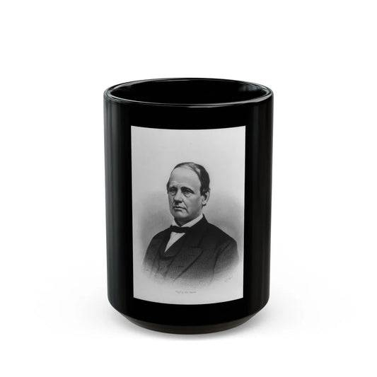 R.P. Buckland, Head-And-Shoulders Portrait, Facing Left (U.S. Civil War) Black Coffee Mug-15oz-Go Mug Yourself