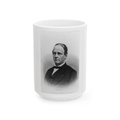 R.P. Buckland, Head-And-Shoulders Portrait, Facing Left (U.S. Civil War) White Coffee Mug-15oz-Go Mug Yourself