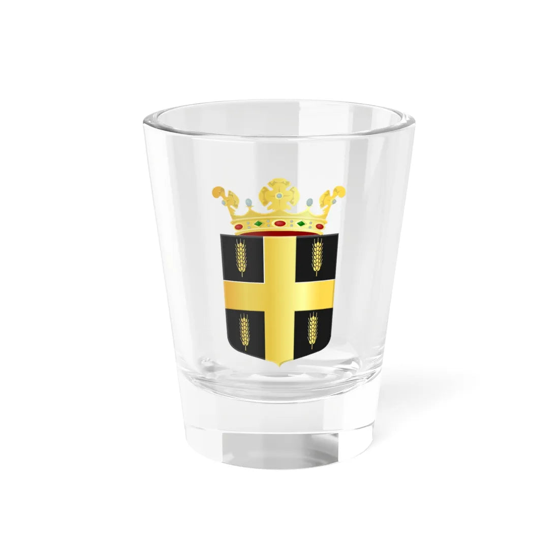 Raalte wapen 1959 (Netherlands) (Coat of Arms) Shot Glass 1.5oz 1.5oz - Go Mug Yourself