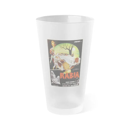 RABID (2) 1977 Movie Poster - Frosted Pint Glass 16oz Default Title - Go Mug Yourself