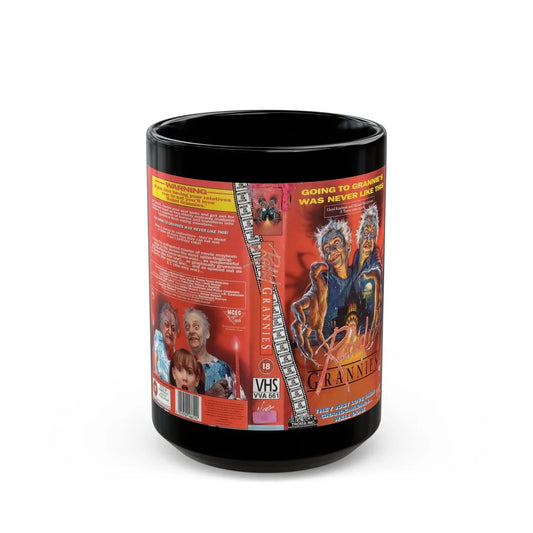 RABID GRANNIES (VHS COVER) - Black Coffee Mug-15oz-Go Mug Yourself