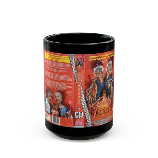 RABID GRANNIES (VHS COVER) - Black Coffee Mug 15oz - Go Mug Yourself