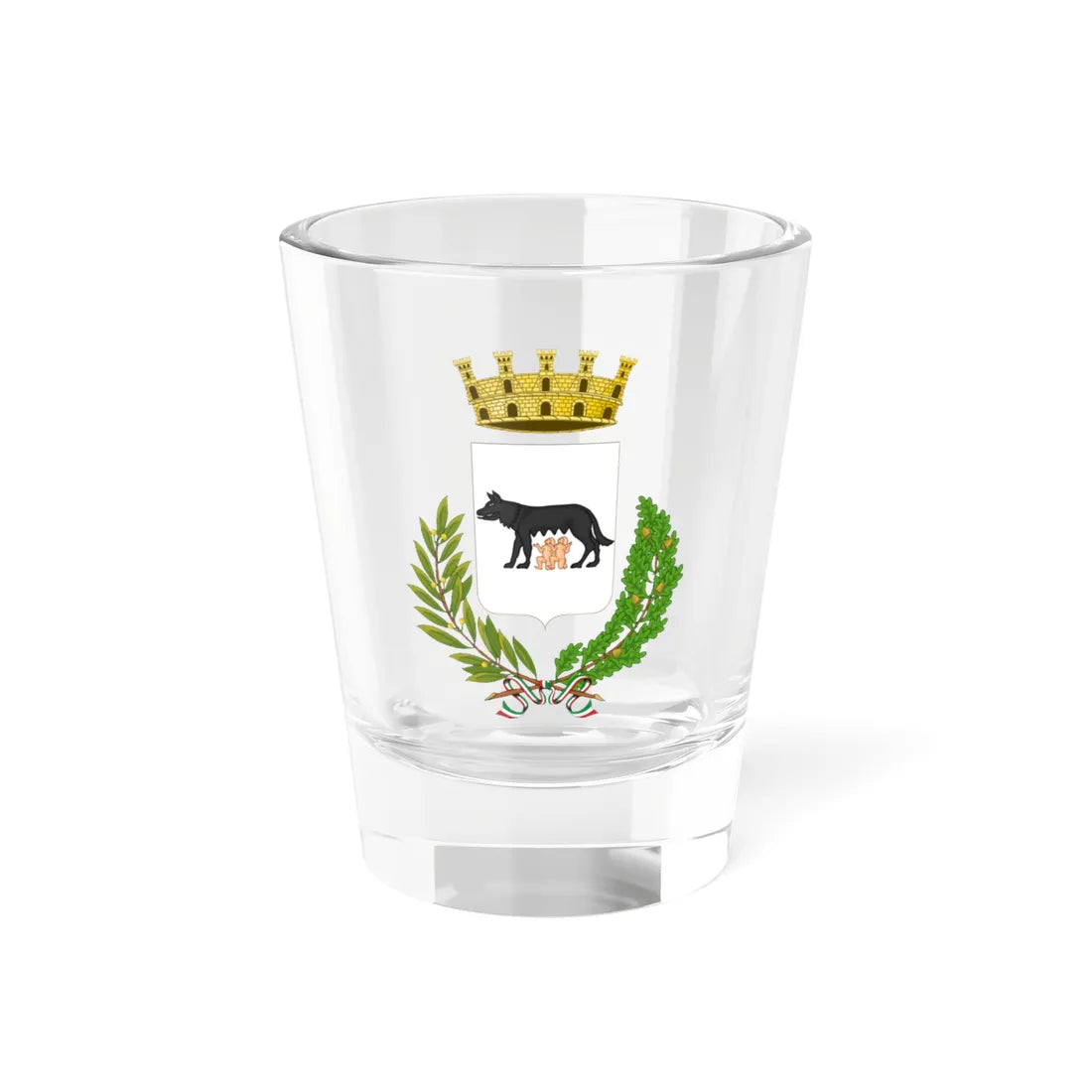 Racale-Stemma (Italy) (Coat of Arms) Shot Glass 1.5oz 1.5oz - Go Mug Yourself