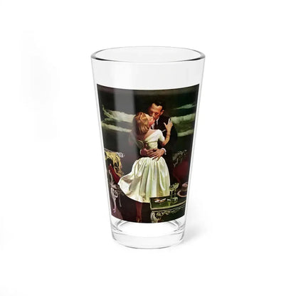 Race for Love, Saturday Evening Post, March 10, 1956 (Magazine Illustration) Pint Glass 16oz 16oz - Go Mug Yourself