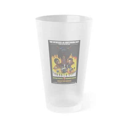 RACE WITH THE DEVIL 1975 Movie Poster - Frosted Pint Glass 16oz Default Title - Go Mug Yourself
