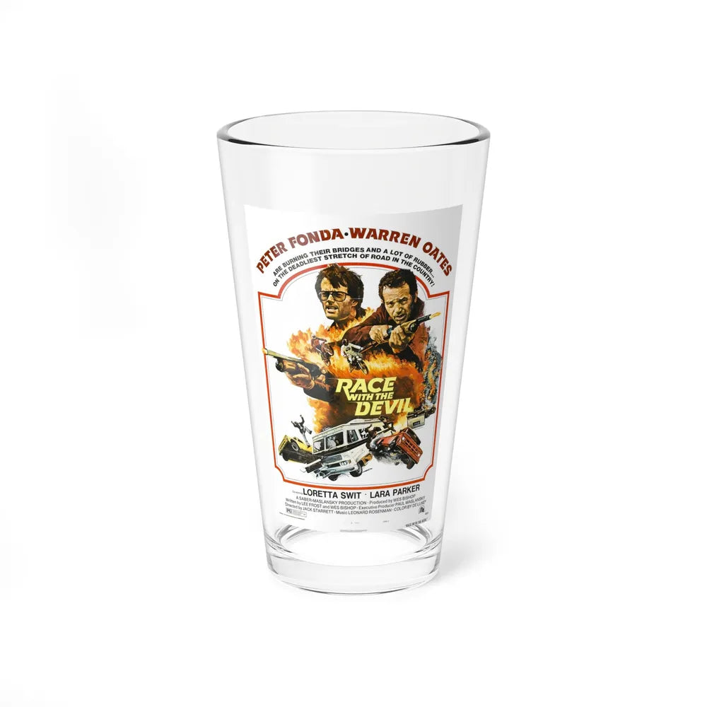 RACE WITH THE DEVIL (2) 1975 Movie Poster - Pint Glass 16oz-16oz-Go Mug Yourself