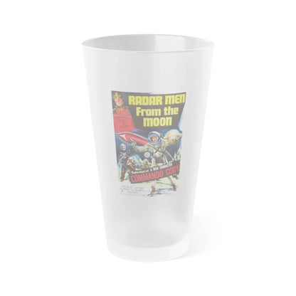 RADAR MEN FROM THE MOON 1952 Movie Poster - Frosted Pint Glass 16oz Default Title - Go Mug Yourself