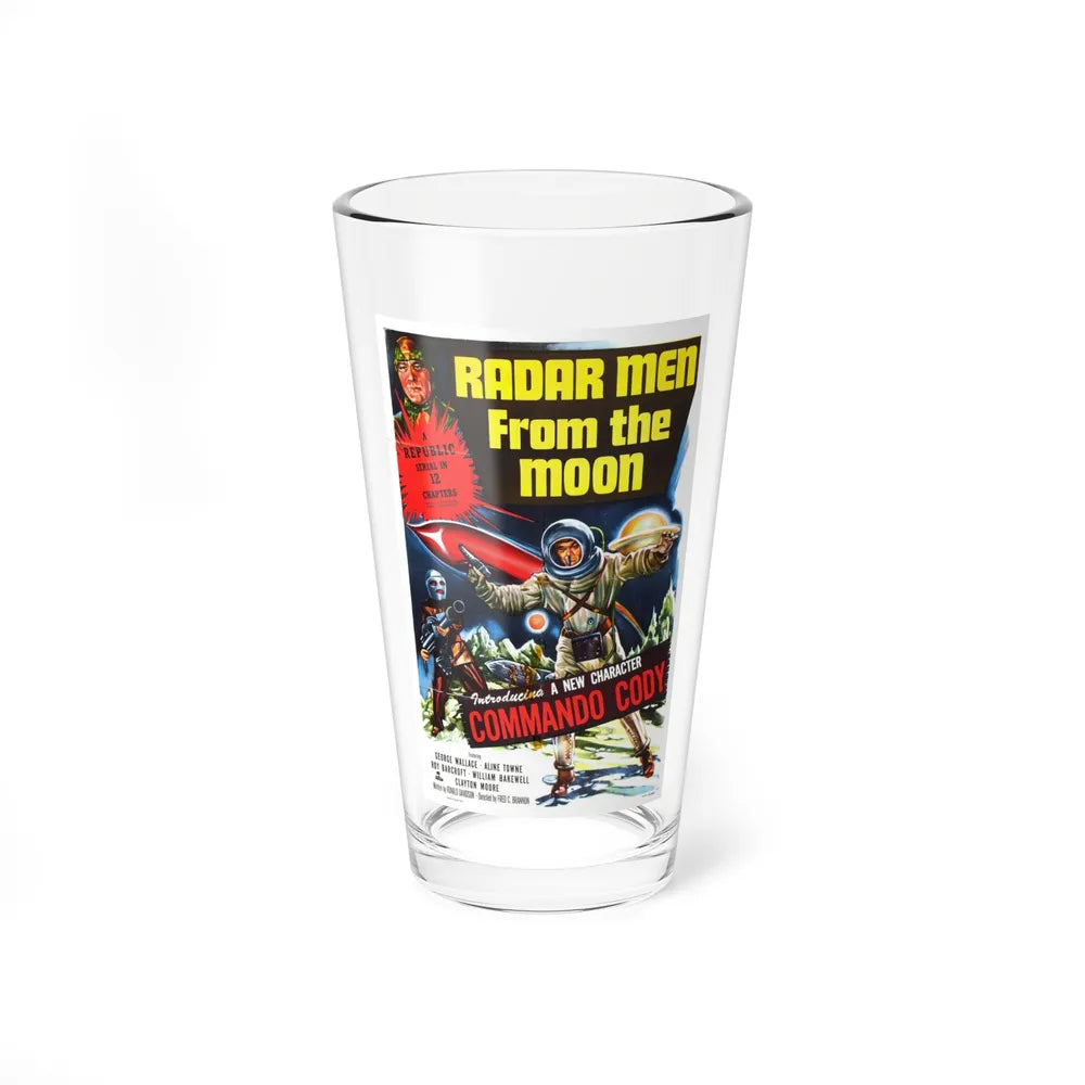 RADAR MEN FROM THE MOON 1952 Movie Poster - Pint Glass 16oz-16oz-Go Mug Yourself