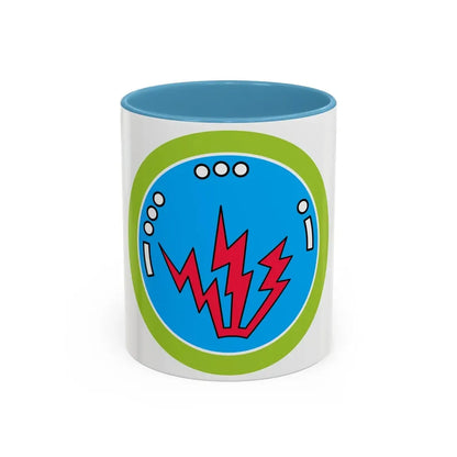 Radio (Boy Scout Merit Badge) Accent Coffee Mug 11oz Light Blue - Go Mug Yourself