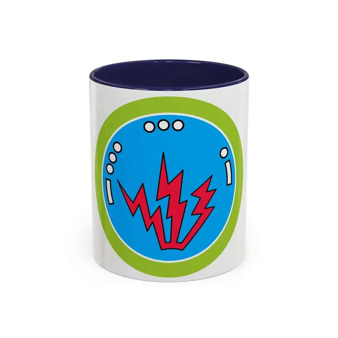 Radio (Boy Scout Merit Badge) Accent Coffee Mug 11oz Navy - Go Mug Yourself