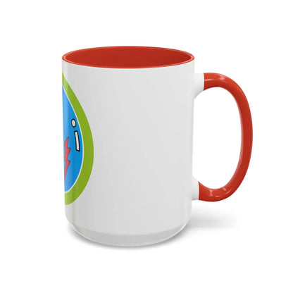 Radio (Boy Scout Merit Badge) Accent Coffee Mug-Go Mug Yourself