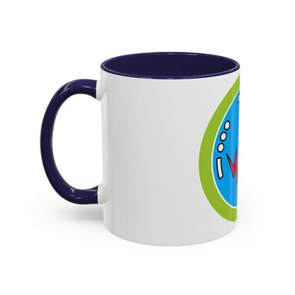 Radio (Boy Scout Merit Badge) Accent Coffee Mug-Go Mug Yourself