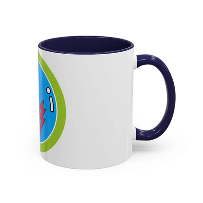 Radio (Boy Scout Merit Badge) Accent Coffee Mug-Go Mug Yourself