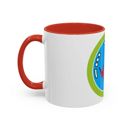 Radio (Boy Scout Merit Badge) Accent Coffee Mug-Go Mug Yourself