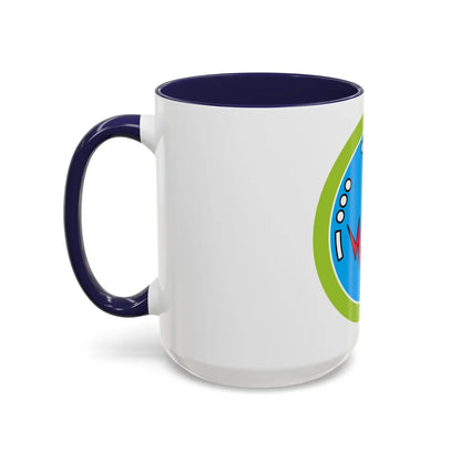 Radio (Boy Scout Merit Badge) Accent Coffee Mug-Go Mug Yourself