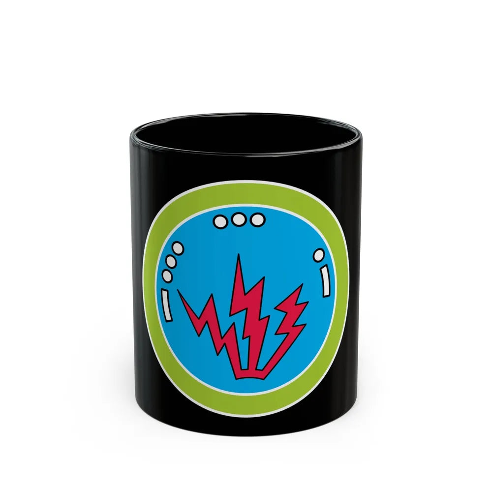 Radio (Boy Scout Merit Badge) Black Coffee Mug-11oz-Go Mug Yourself