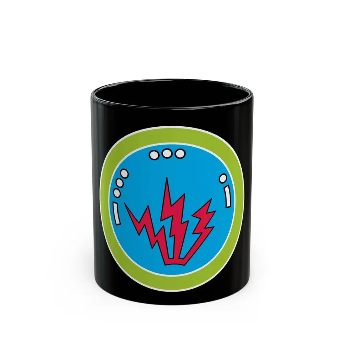 Radio (Boy Scout Merit Badge) Black Coffee Mug 11oz - Go Mug Yourself