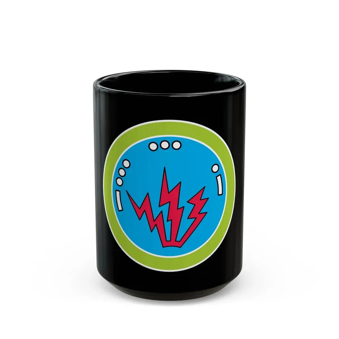 Radio (Boy Scout Merit Badge) Black Coffee Mug 15oz - Go Mug Yourself