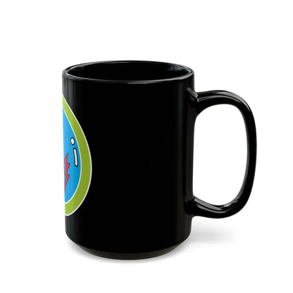 Radio (Boy Scout Merit Badge) Black Coffee Mug-Go Mug Yourself