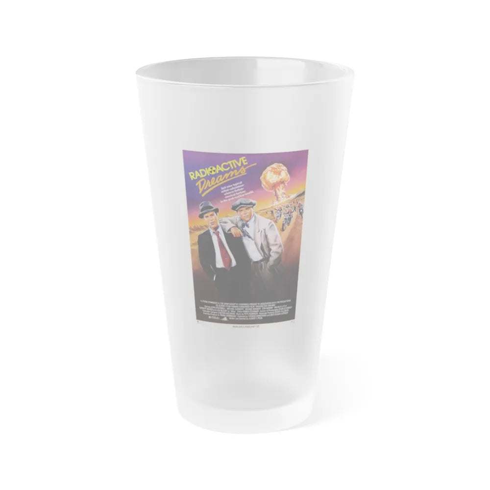 RADIOACTIVE DREAMS 1984 Movie Poster - Frosted Pint Glass 16oz-Go Mug Yourself