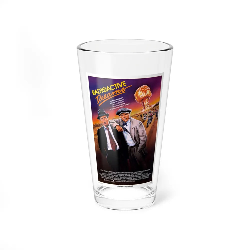 RADIOACTIVE DREAMS 1984 Movie Poster - Pint Glass 16oz-16oz-Go Mug Yourself