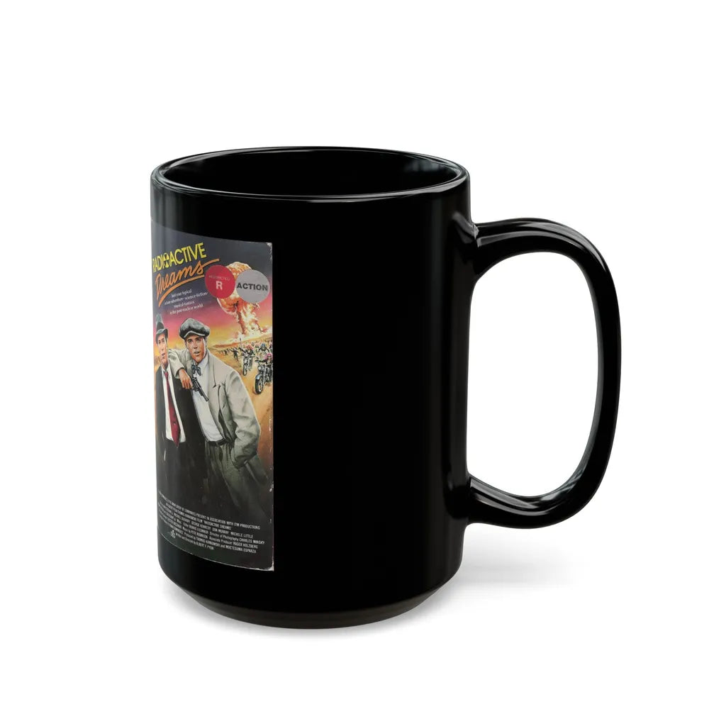 RADIOACTIVE DREAMS (VHS COVER) - Black Coffee Mug-Go Mug Yourself