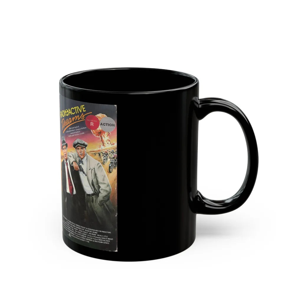 RADIOACTIVE DREAMS (VHS COVER) - Black Coffee Mug-Go Mug Yourself