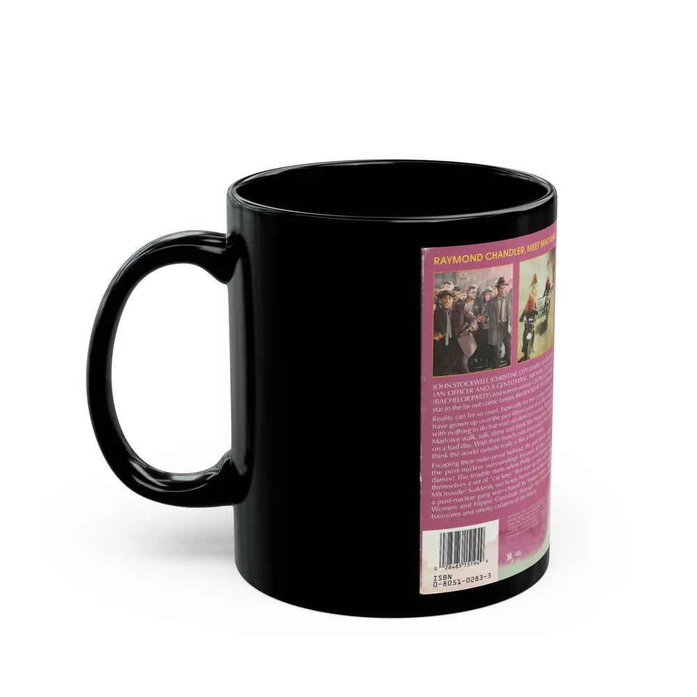 RADIOACTIVE DREAMS (VHS COVER) - Black Coffee Mug-Go Mug Yourself