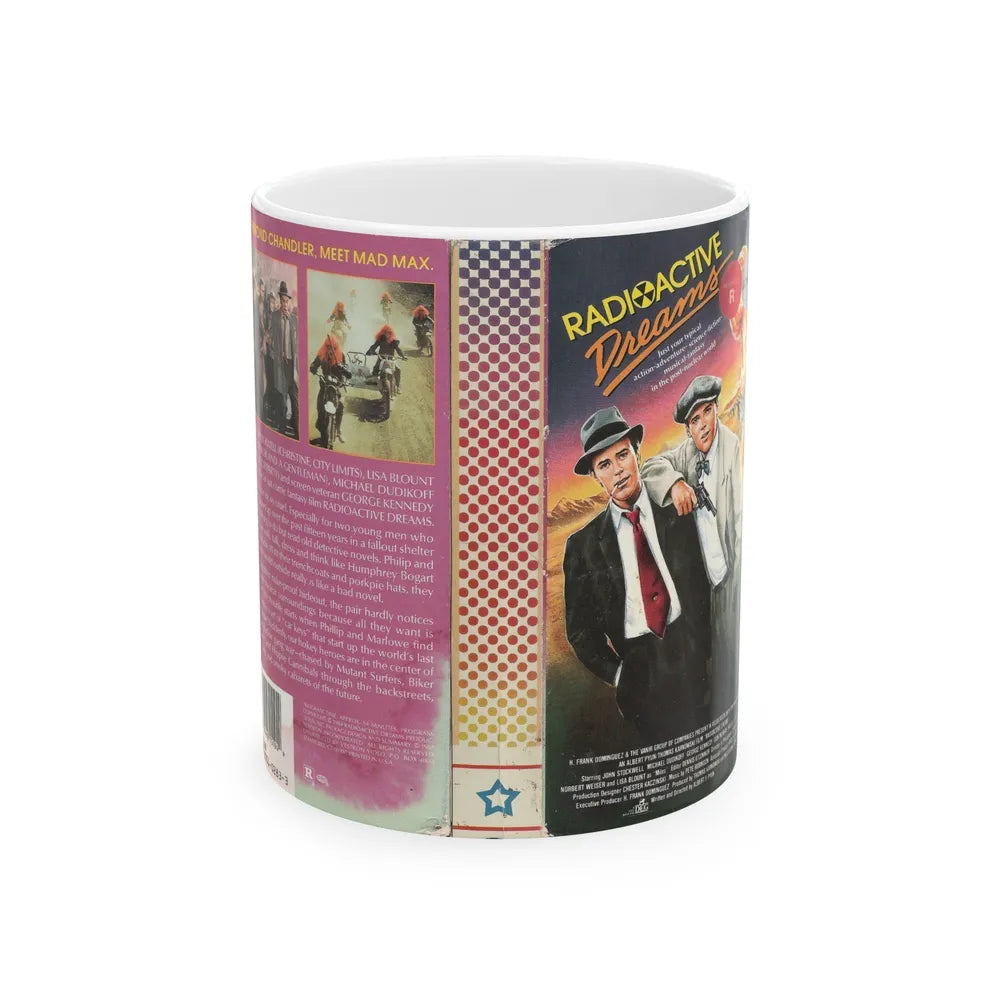 RADIOACTIVE DREAMS (VHS COVER) - White Coffee Mug-11oz-Go Mug Yourself