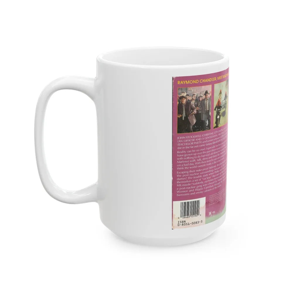 RADIOACTIVE DREAMS (VHS COVER) - White Coffee Mug-Go Mug Yourself