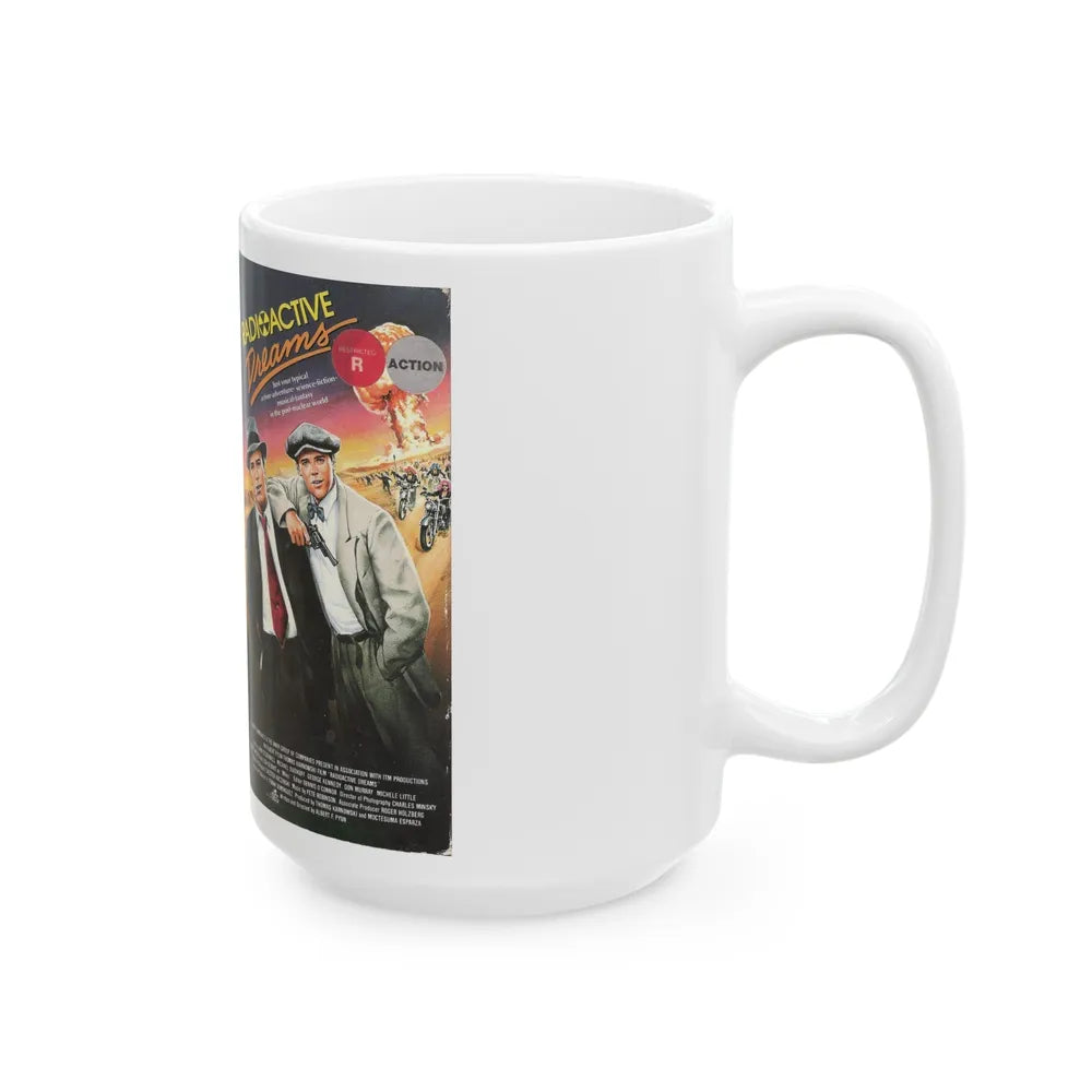 RADIOACTIVE DREAMS (VHS COVER) - White Coffee Mug-Go Mug Yourself