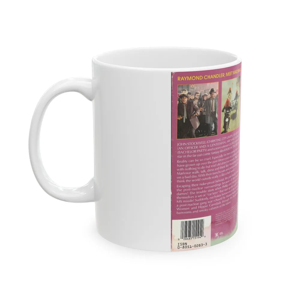 RADIOACTIVE DREAMS (VHS COVER) - White Coffee Mug-Go Mug Yourself