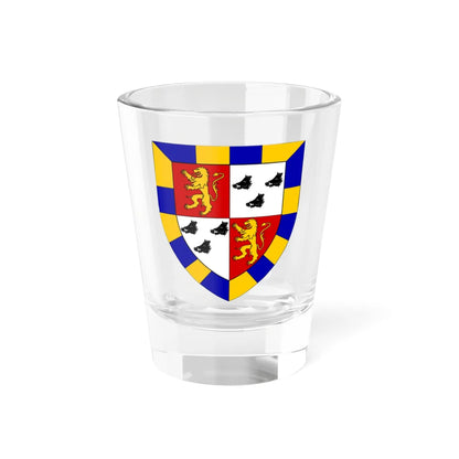 RADNORSHIRE Shield (United Kingdom) (Coat of Arms) Shot Glass 1.5oz - Go Mug Yourself