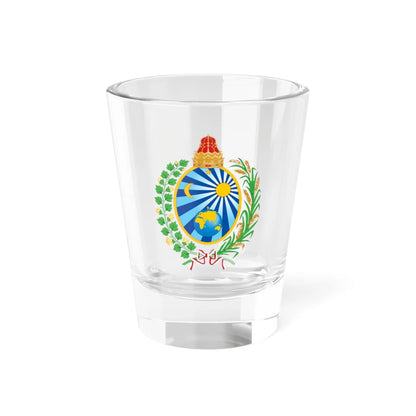 Radyalaksana The Emblem of Surakarta Kingdom (Indonesia) (Coat of Arms) Shot Glass 1.5oz 1.5oz - Go Mug Yourself