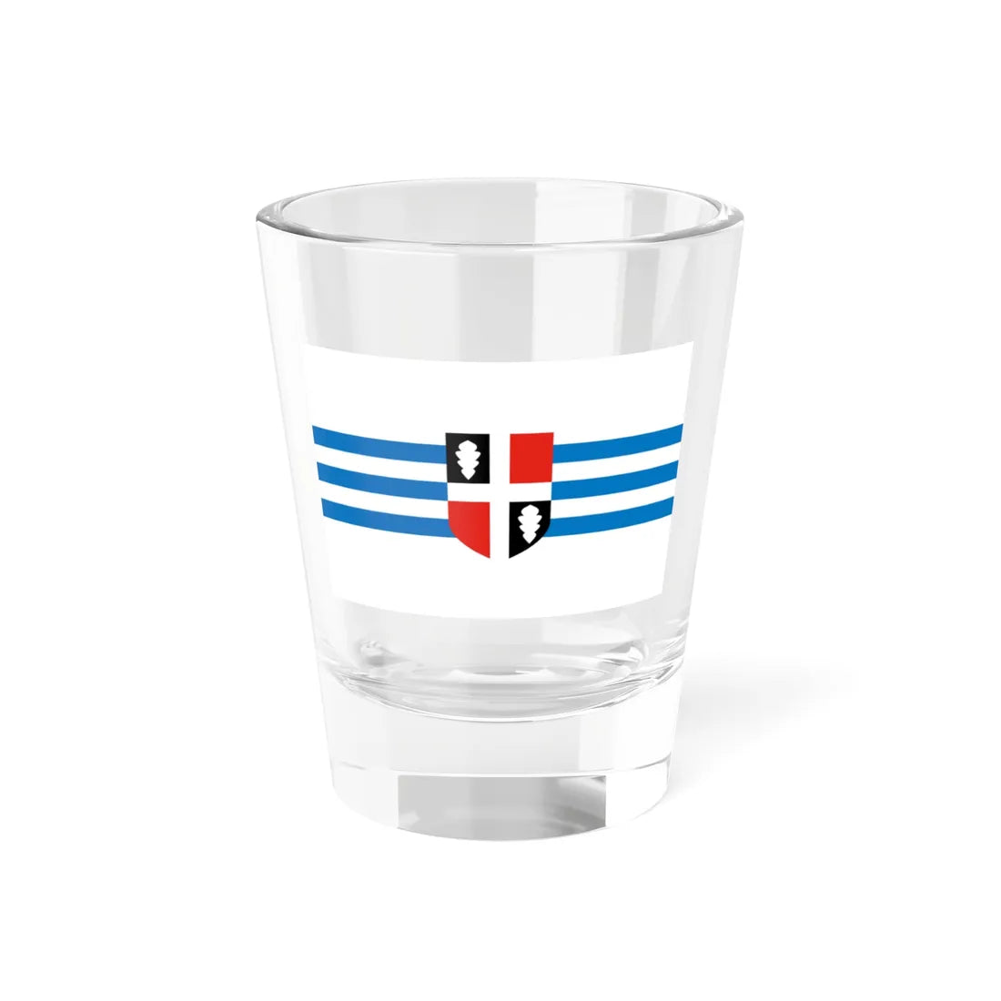 Rae valla lipp (Estonia) Shot Glass 1.5oz 1.5oz - Go Mug Yourself