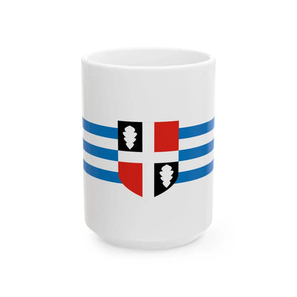 Rae valla lipp (Estonia) White Coffee Mug 15oz - Go Mug Yourself