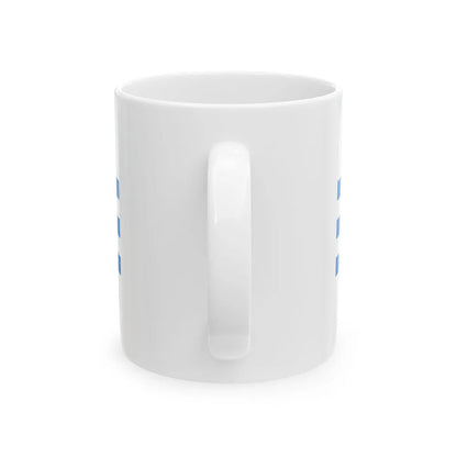 Rae valla lipp (Estonia) White Coffee Mug - Go Mug Yourself
