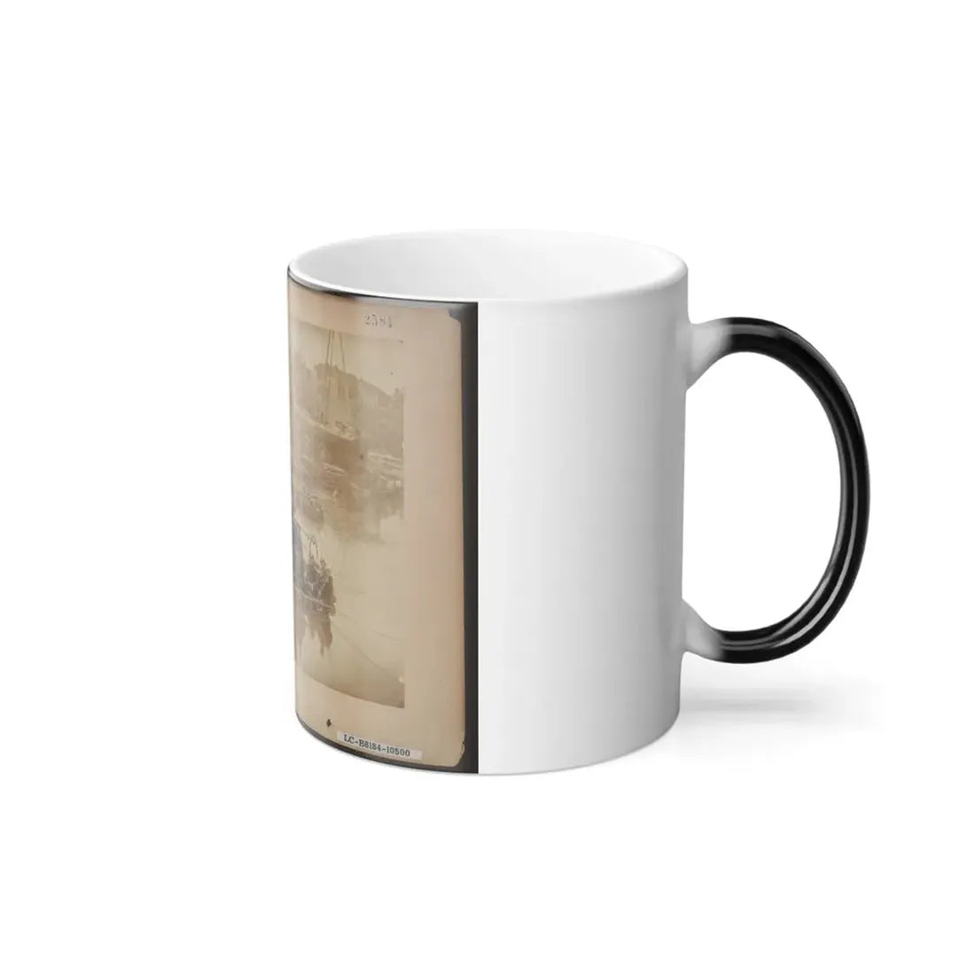 Raft of Blanket Boats Ferrying Field Artillery and Men Over Potomac River (U.S. Civil War) Color Changing Coffee Mug 11oz - Go Mug Yourself