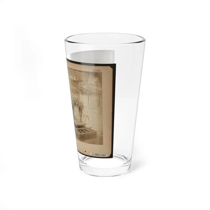 Raft Of Blanket Boats Ferrying Field Artillery And Soldiers Across The Potomac River (U.S. Civil War) Pint Glass 16oz - Go Mug Yourself