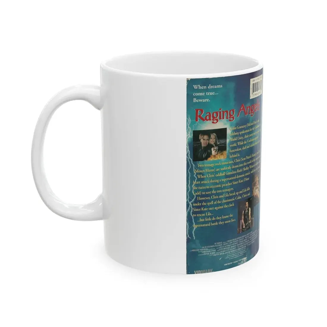 RAGING ANGELS (VHS COVER) - White Coffee Mug - Go Mug Yourself