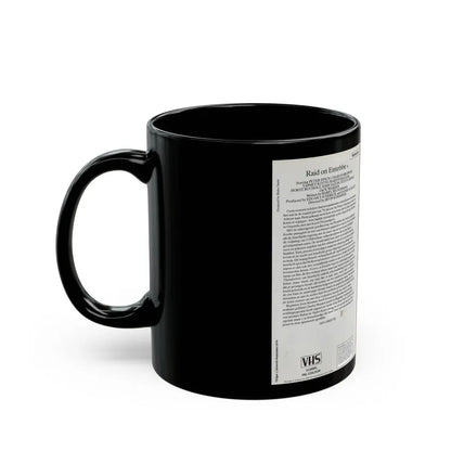 RAID ON ENTEBBE PAL (VHS COVER) - Black Coffee Mug - Go Mug Yourself