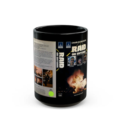 RAID ON ENTEBBE (VHS COVER) - Black Coffee Mug-15oz-Go Mug Yourself