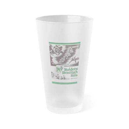 RAIDERS FROM BENEATH THE SEA 1964 Movie Poster - Frosted Pint Glass 16oz-Go Mug Yourself