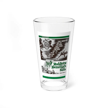 RAIDERS FROM BENEATH THE SEA 1964 Movie Poster - Pint Glass 16oz-16oz-Go Mug Yourself