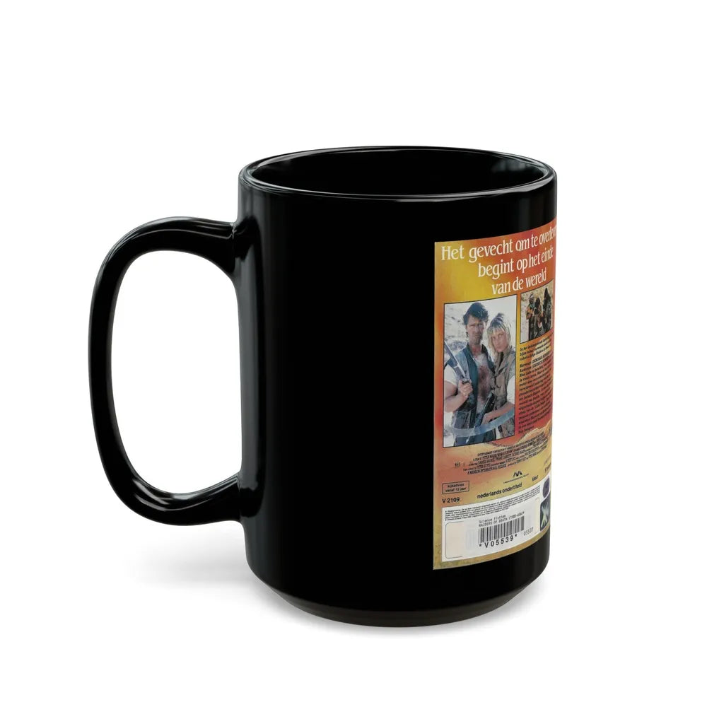 RAIDERS OF DEATH (VHS COVER) - Black Coffee Mug-Go Mug Yourself