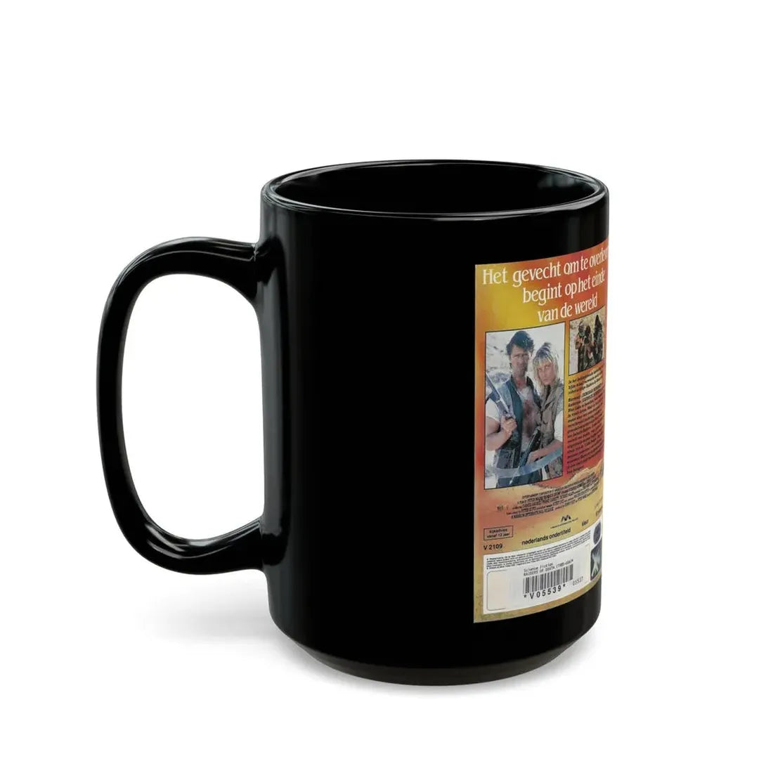RAIDERS OF DEATH (VHS COVER) - Black Coffee Mug - Go Mug Yourself