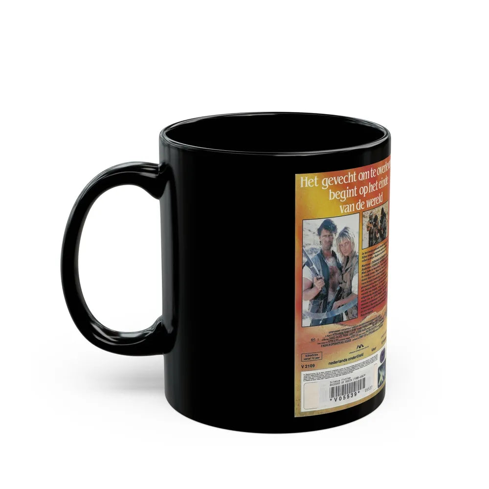 RAIDERS OF DEATH (VHS COVER) - Black Coffee Mug-Go Mug Yourself