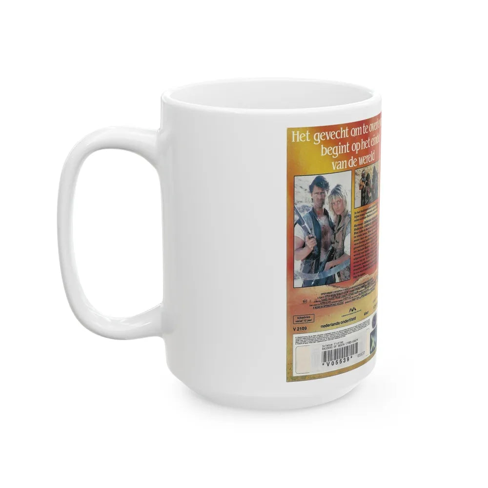 RAIDERS OF DEATH (VHS COVER) - White Coffee Mug-Go Mug Yourself